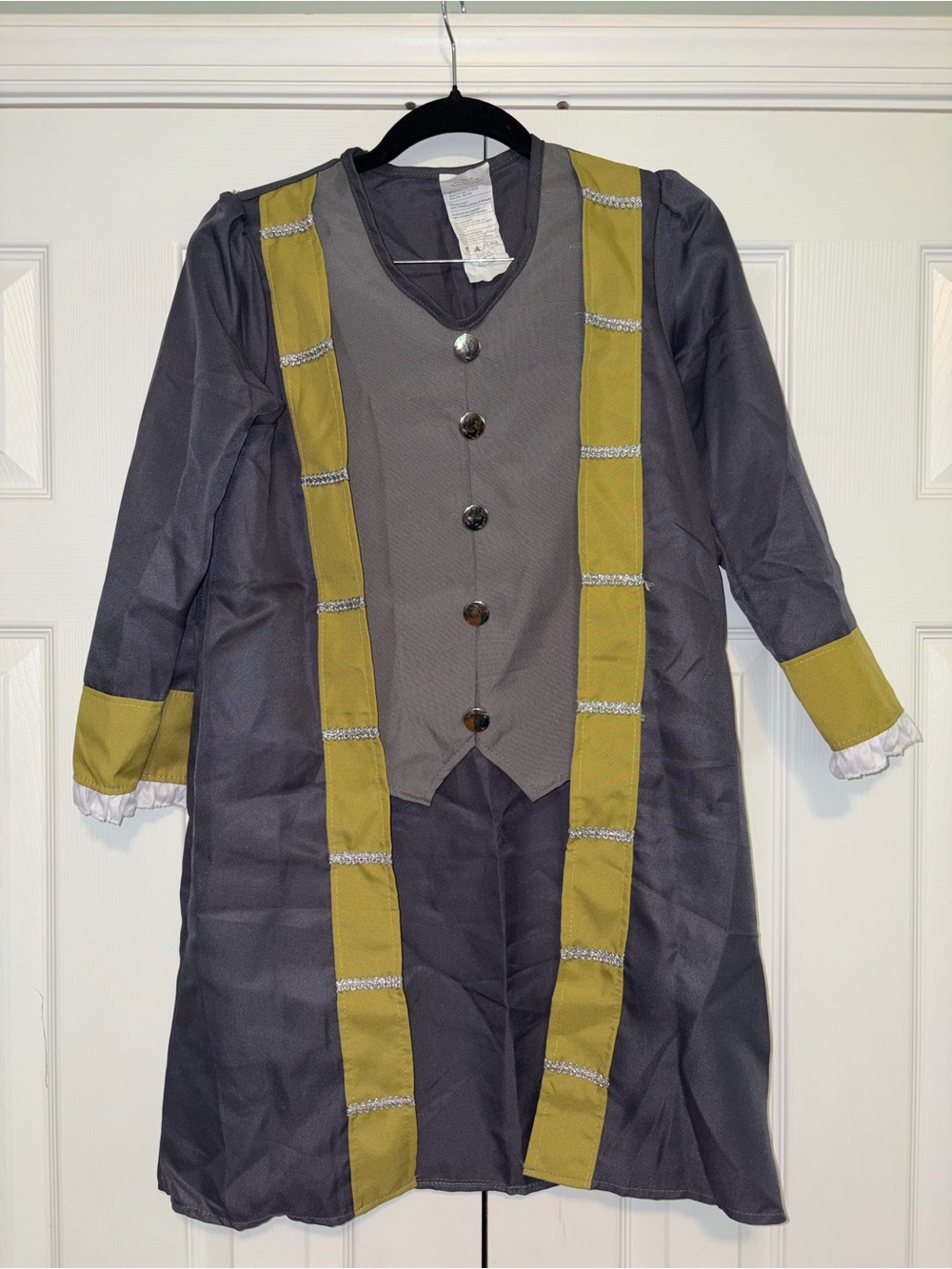 Forum Novelties Inc. Men's Ben Franklin Costume Coat Gray/Gold Trim M